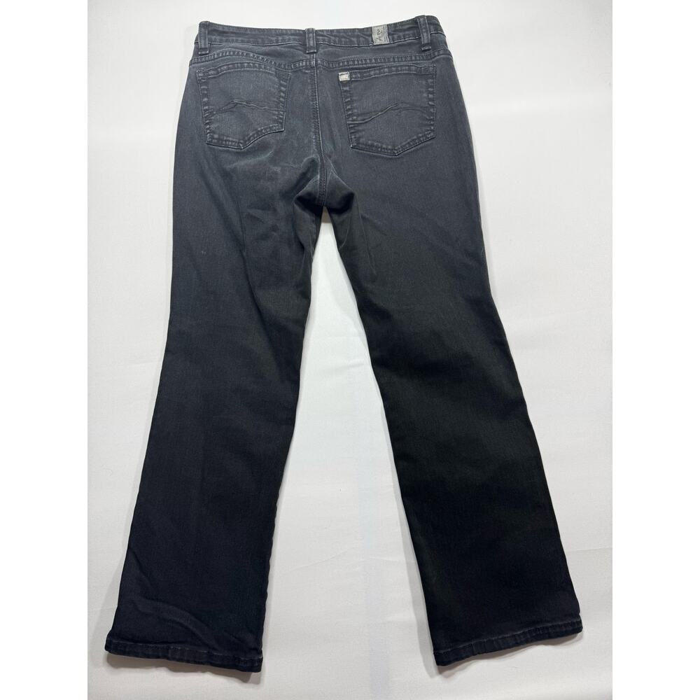 Aura by Wrangler Women's Short Rise Straight Leg Black Jean -Size 10P (32x28.5)* - Picture 2 of 6